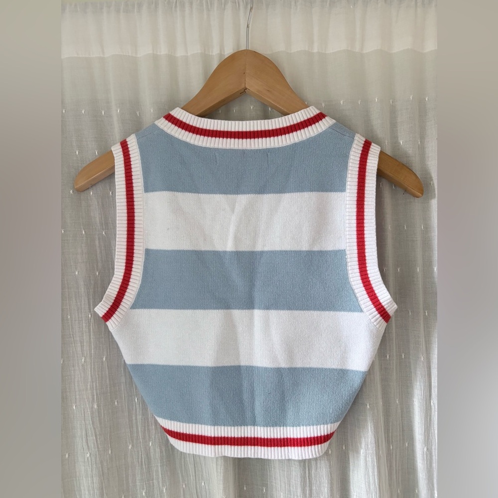 Urban Outfitters Striped Knit Vest Tank Top - Picture 3 of 5